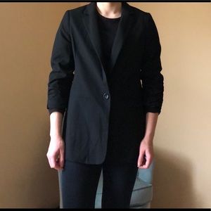 Michael by Michael Kors Black boyfriend blazer