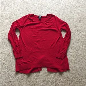 Ann Taylor loft red sweater