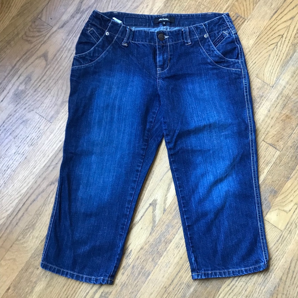 👖DAISY FUENTES Blue Jeans Capris
