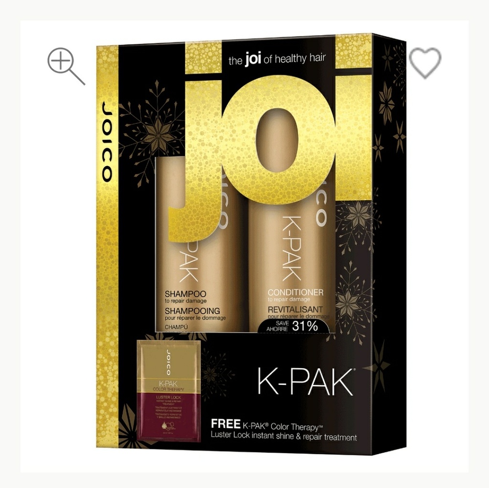 Joico K-Pac Shampoo Duo in Holiday Box