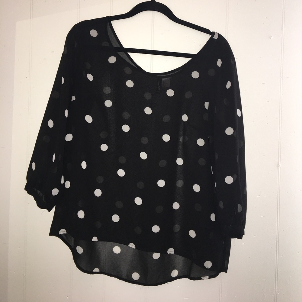 H&M sheer top