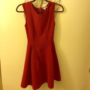 SOLD Charlotte Russe Size XS Red Knee Length Dress