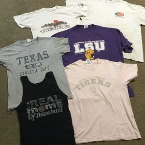 Casual and dress Shirts mostly name brand.