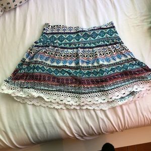 Multicolored skort from PacSun 👗