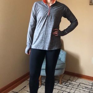 Nike running half zip top