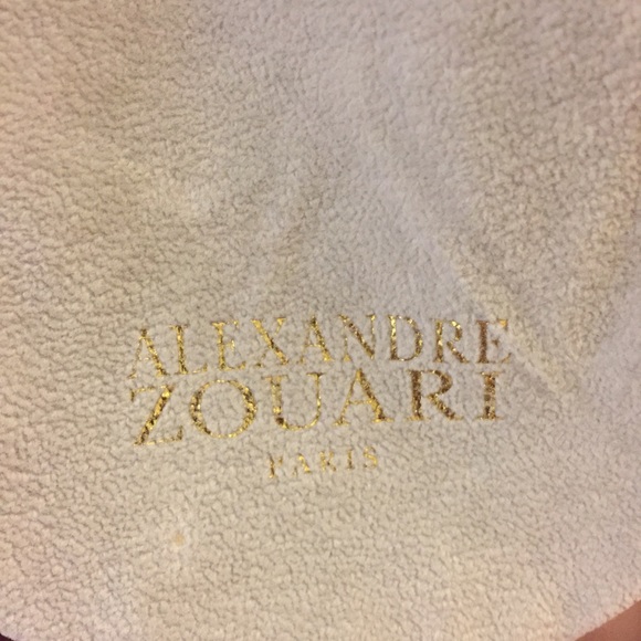 Alexandre Zouari Suede Accessory Dust Bag - Picture 2 of 2