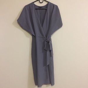 Topshop Midi-wrap dress