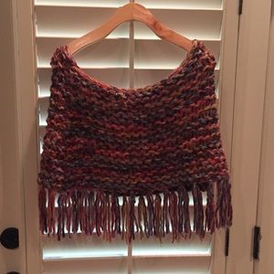 Short free people poncho