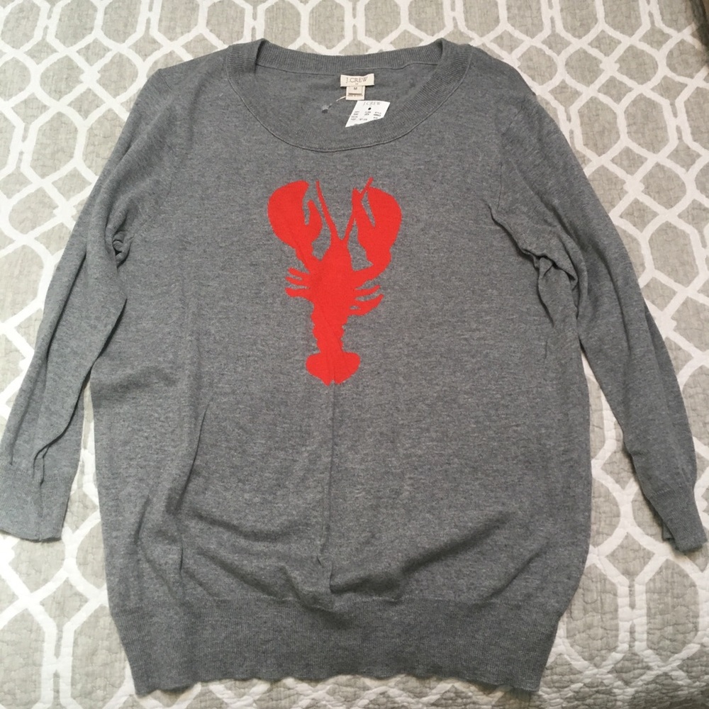 Jcrew lobster sweater