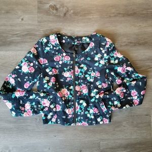 🌹Divided by H&M Rose Bomber Jacket🌹