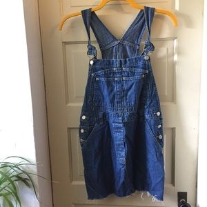 Jean overall dress