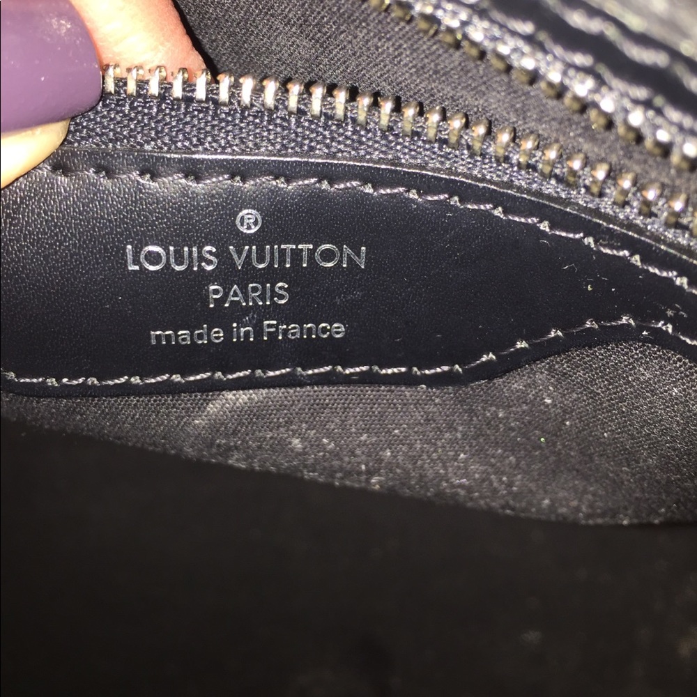 Louis Vuitton black leather bag - Picture 3 of 5