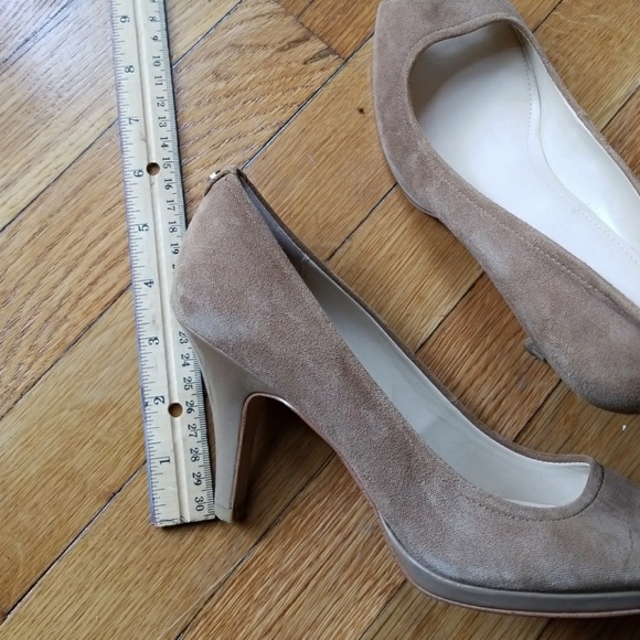 Nude Suede Heels - Picture 6 of 6