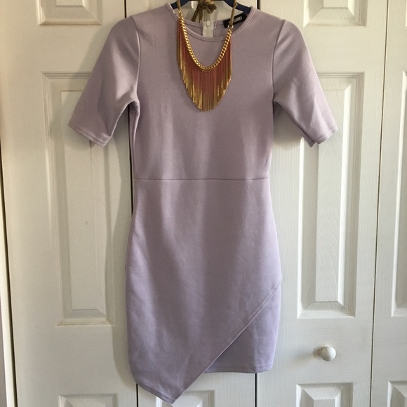 Asymmetrical Lilac Dress - Picture 1 of 5