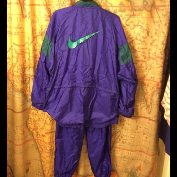 Nike Jackets & Blazers - Vintage Nike Complete Tracksuit Windbreaker L Wow