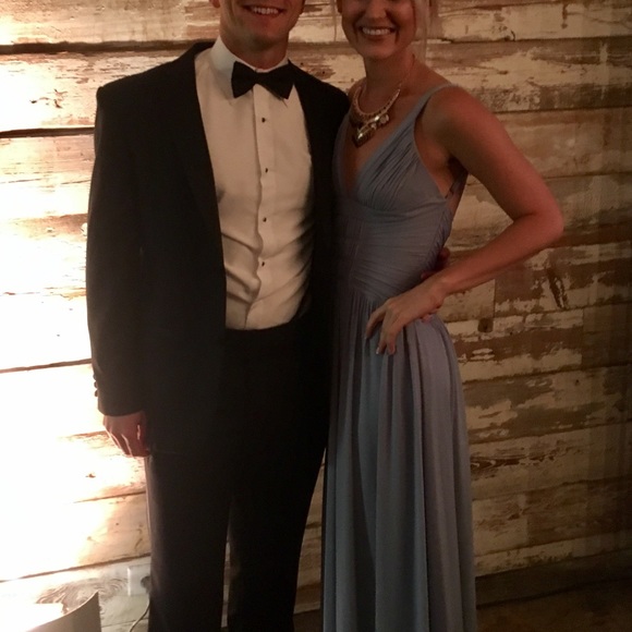 Bcbgmaxazria Light Blue Formal Dress - Picture 2 of 6