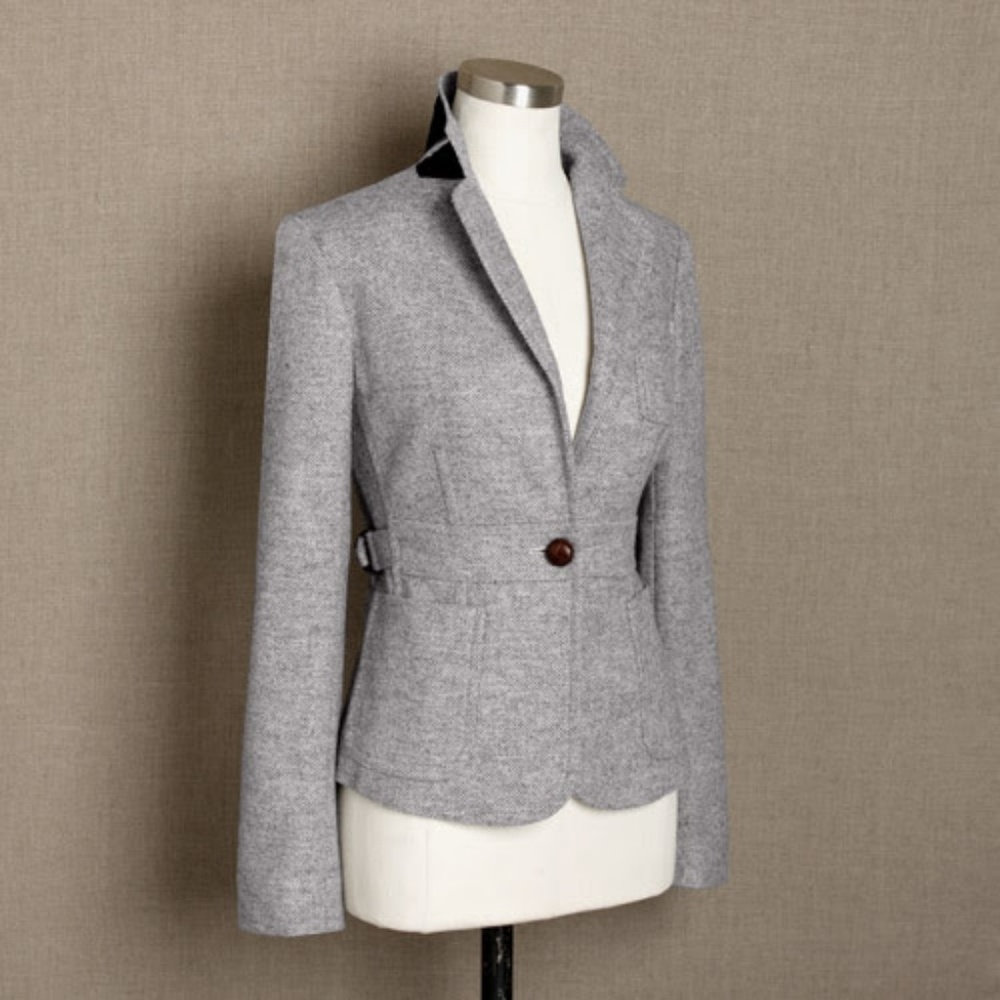 J crew wool rider jacket size0
