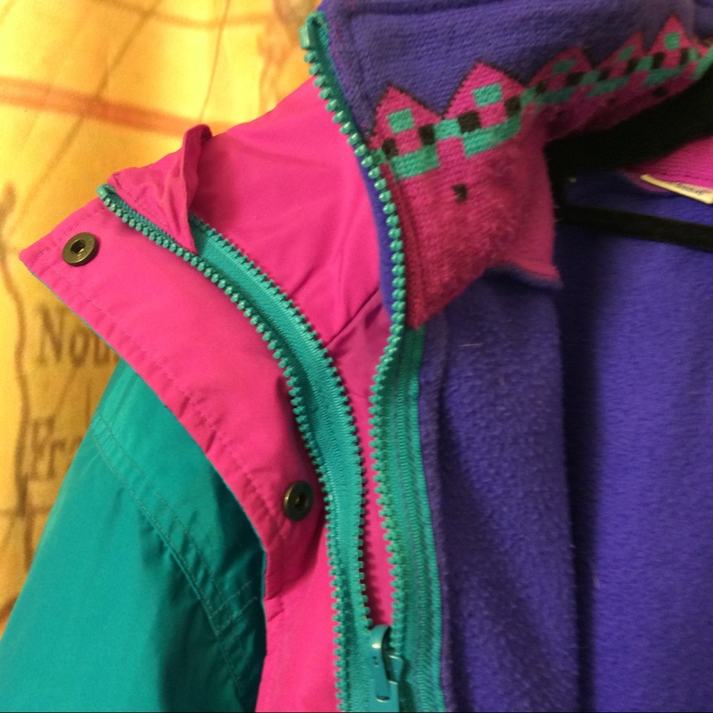 Vintage AF Columbia Ski Jacket 2 in 1 Zip-Apart L