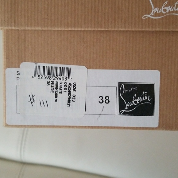 Updated 🤩Christian Louboutin So Kate Size 38 Nude - Picture 3 of 8
