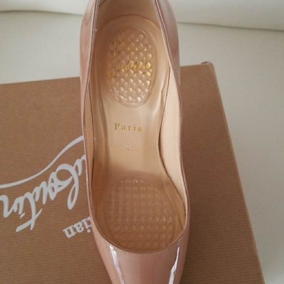 Updated 🤩Christian Louboutin So Kate Size 38 Nude - Picture 7 of 8