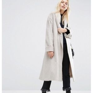 ASOS soft textured wool blend coat