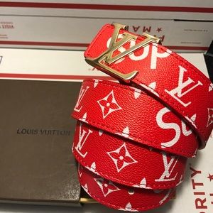 Louis Vuitton X Supreme Belt