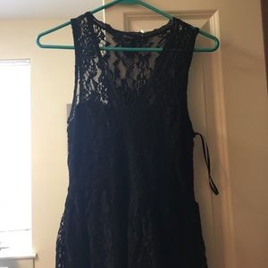 Forever 21 size M black lacy dress