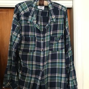 Set of two plaid shirts