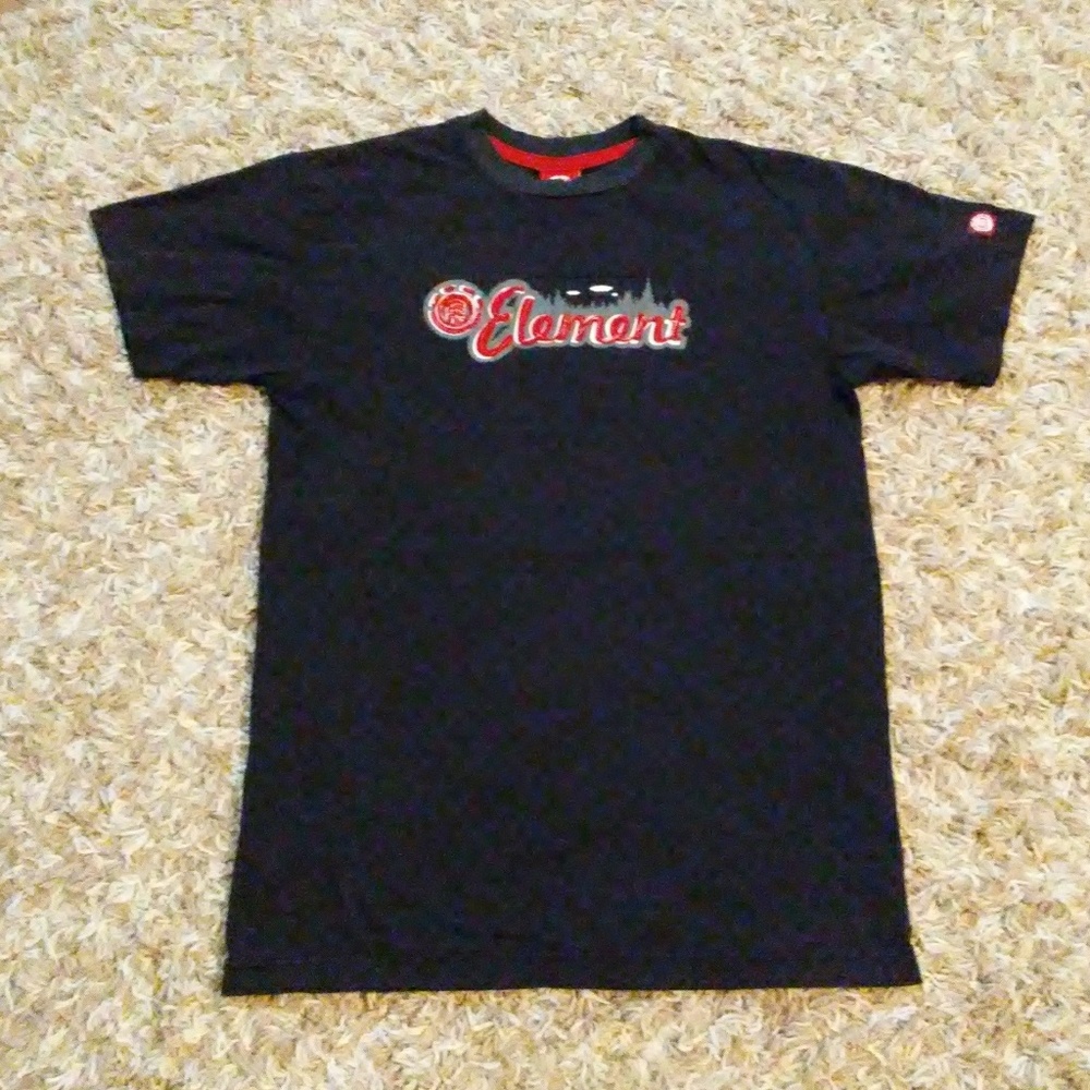 2 for $10 EUC Black Element Tee Shirt Men's Small