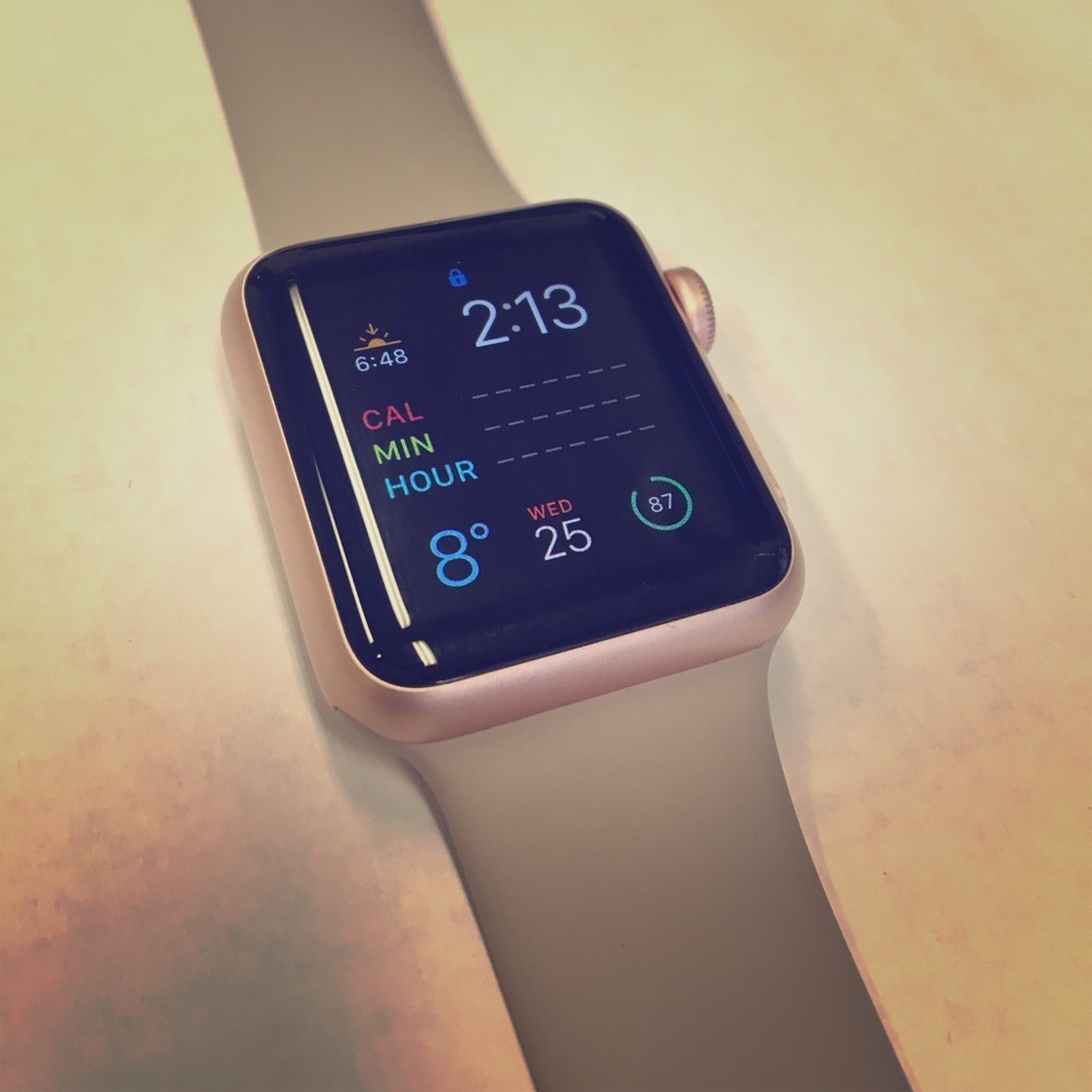 Rose Gold Apple Watch Series 1 38mm