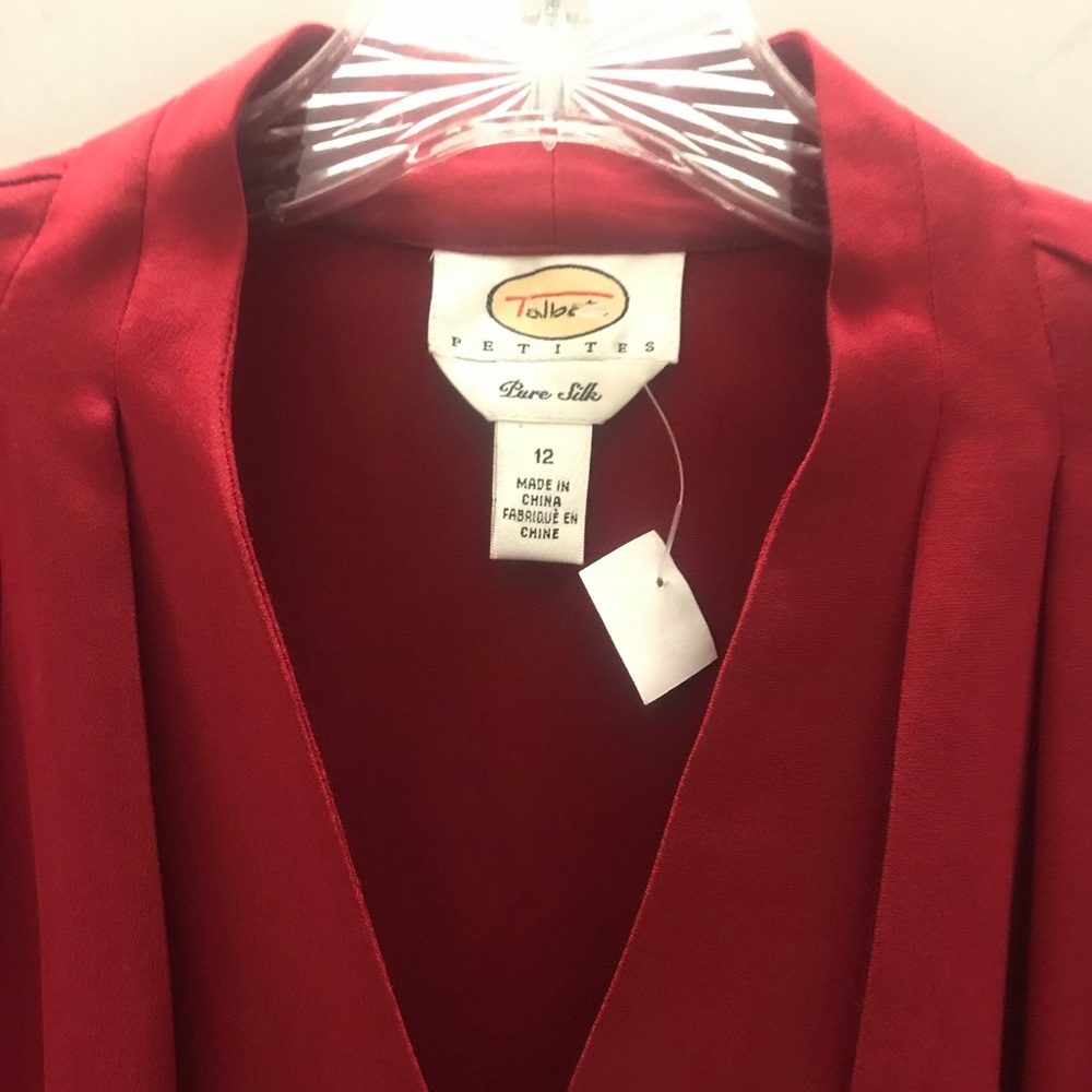 Talbots pure silk top