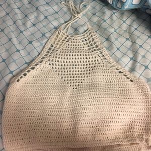 Knitted halter top size small