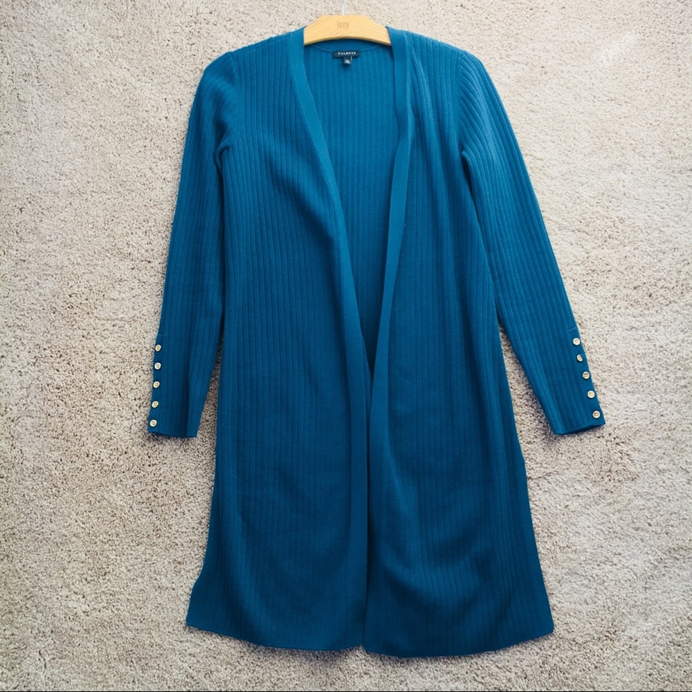 TALBOTS KNIT DUSTER
