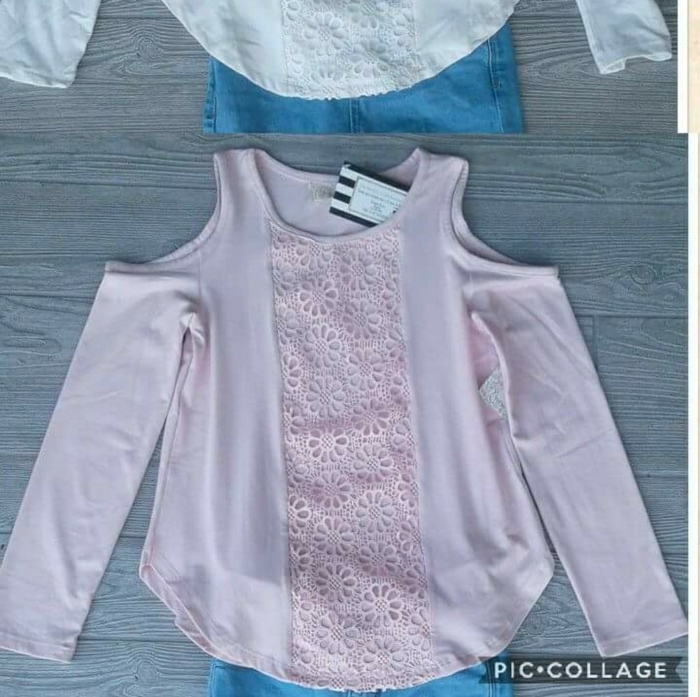 Girls Cold Shoulder Top