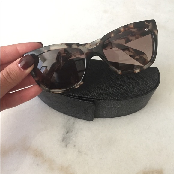 Prada Tortoise Cat Eye Sunglasses - Picture 1 of 6