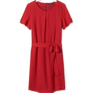 Banana republic NWT red holiday dress size s
