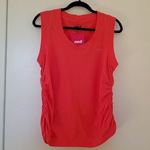 Ryka sleeveless workout tee ~ coral/salmon color