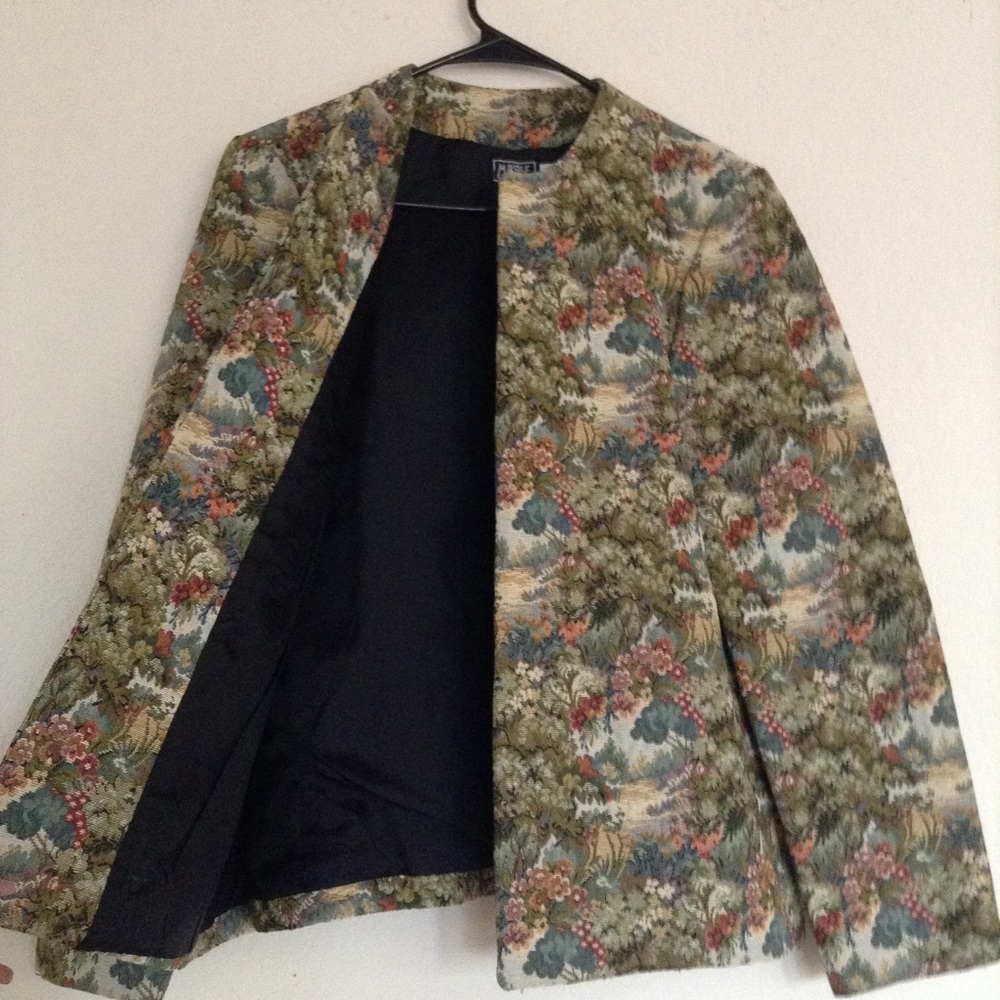 Vintage Style Tapestry Jacket
