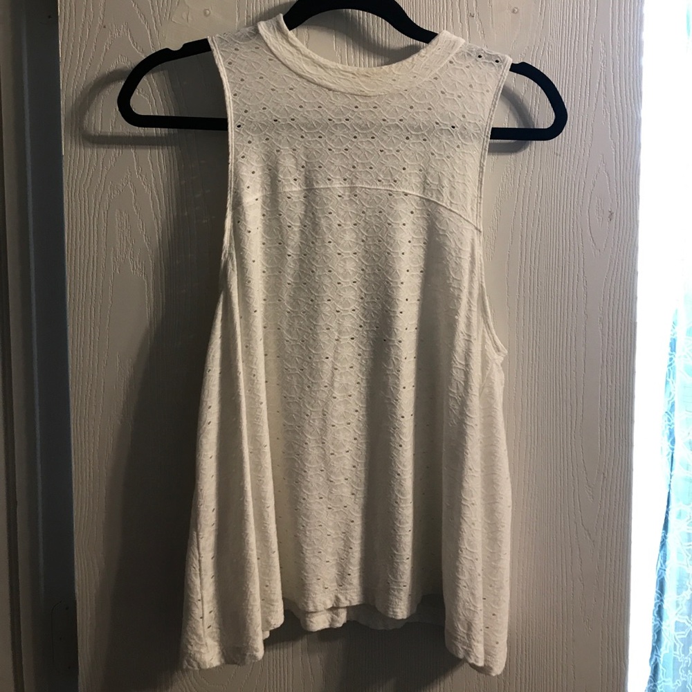 White dressy tank top