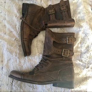 ⚡️ALL SAINTS brown distressed damisi boot⚡️