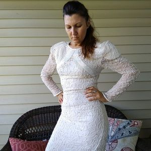 shoulder pad dress 80s