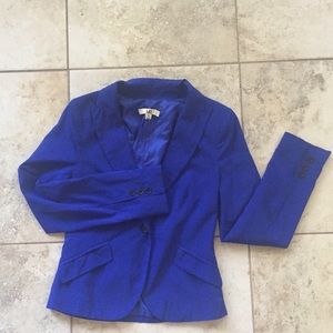 Cobalt blue blazer