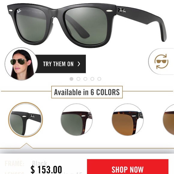 RAYBAN SUNGLASSES - Picture 1 of 3