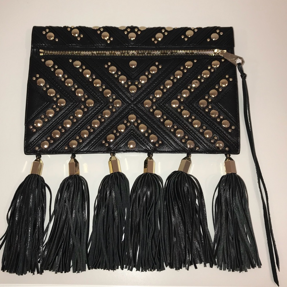 Rebecca Minkoff 2015 Stud and Tassel Clutch bag