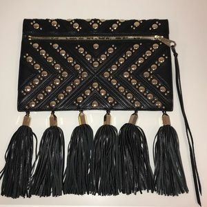 Rebecca Minkoff 2015 Stud and Tassel Clutch bag