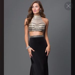 PromGirl two piece dress