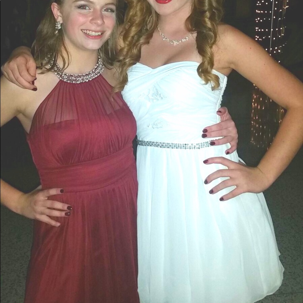 White homecoming dress. Worn once