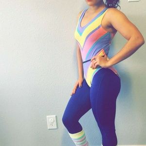 True vintage 80s leotard
