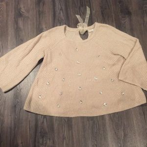 LC Lauren Conrad blush sweater
