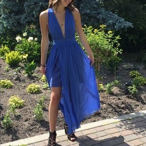 Athena Drape Maxi in Blue by Free People